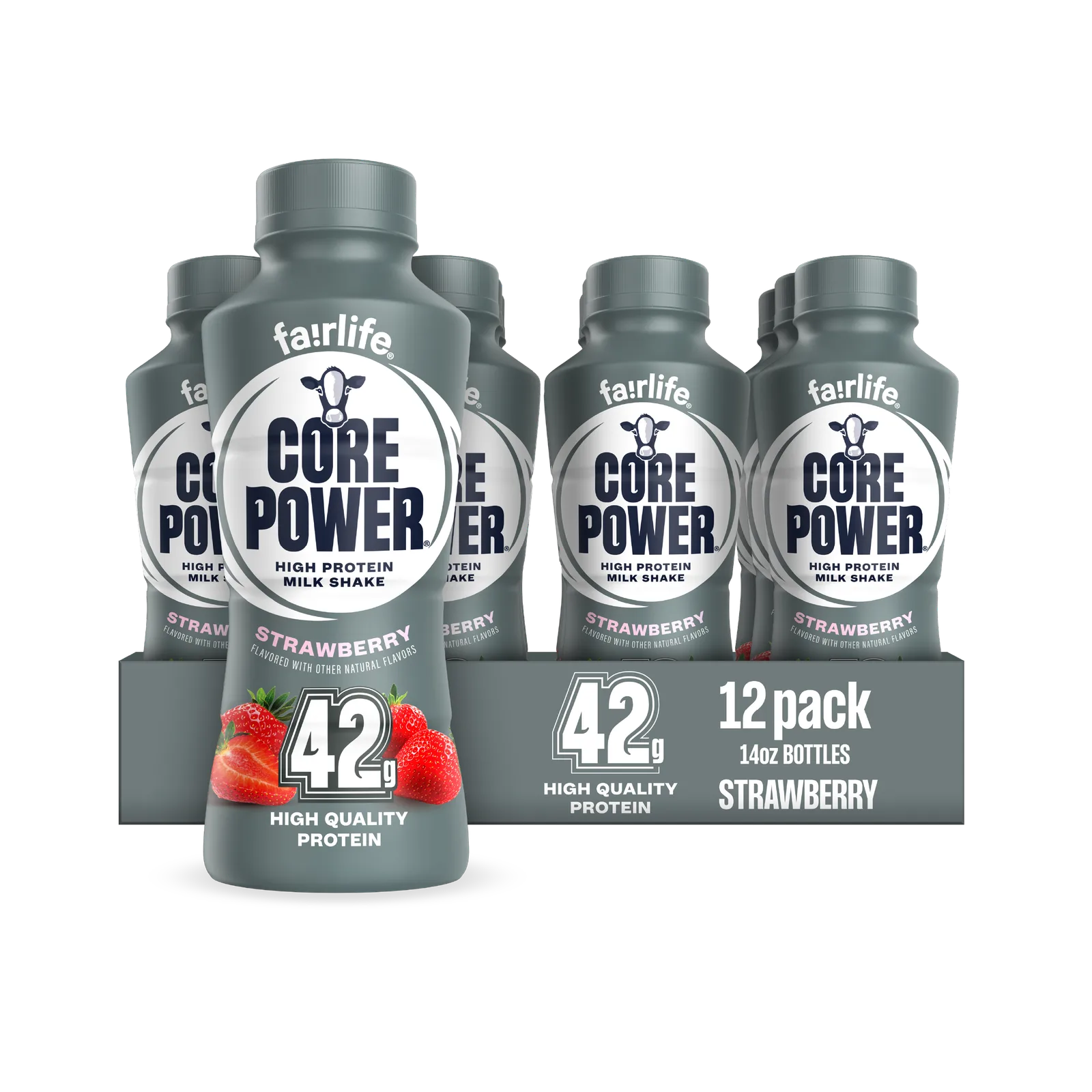 Strawberry High Protein Milkshake - Image 2