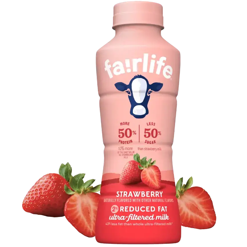 Fairlife Strawberry 2% Ultra-Filtered Milk 14Oz