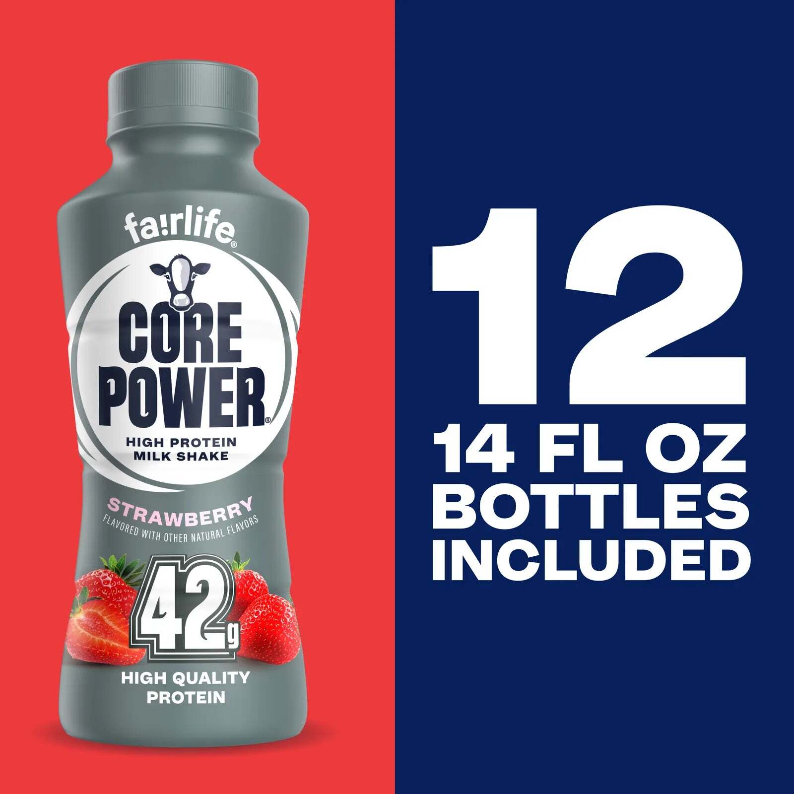 Strawberry High Protein Milkshake - Image 4