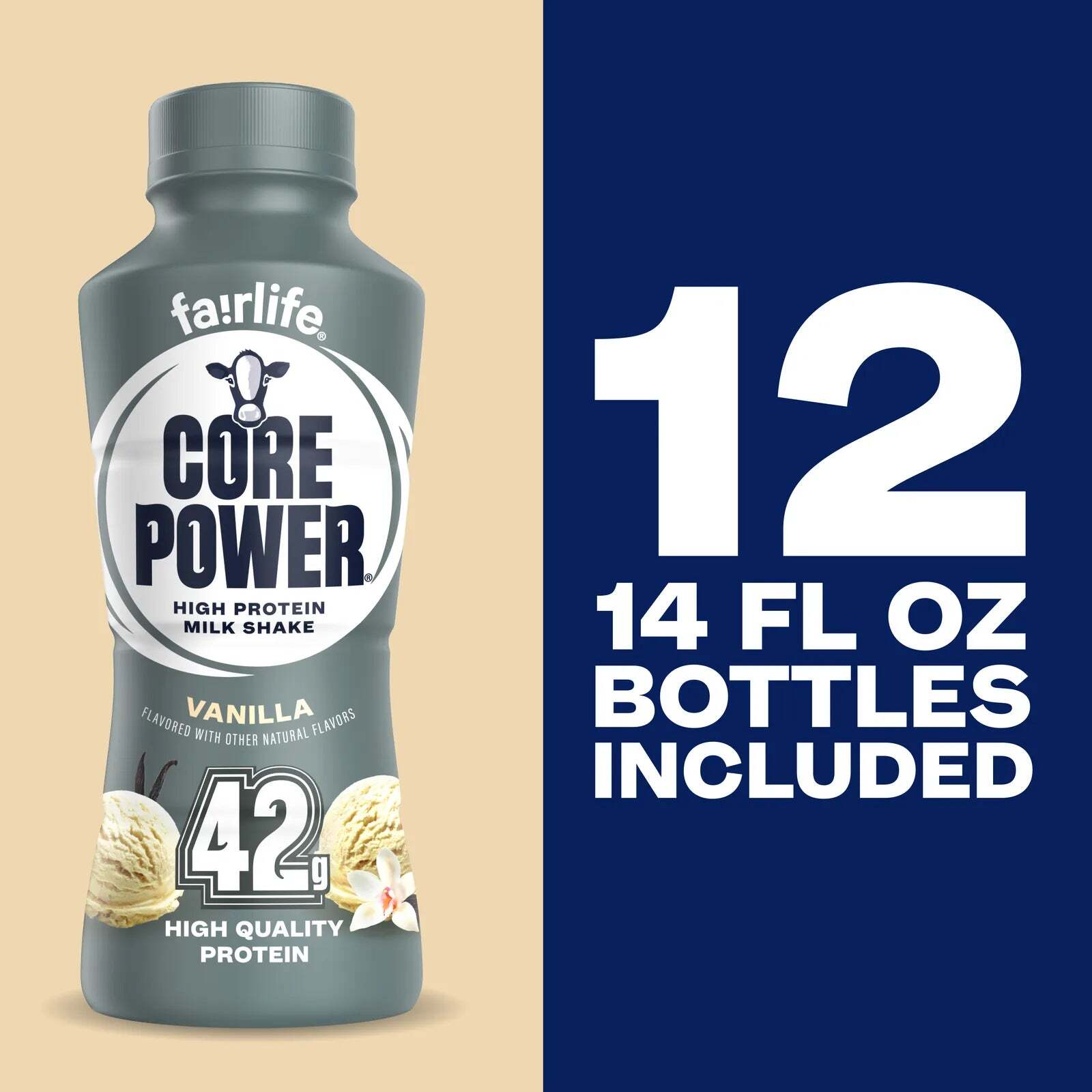 Vanilla High Protein Milkshake - Image 3