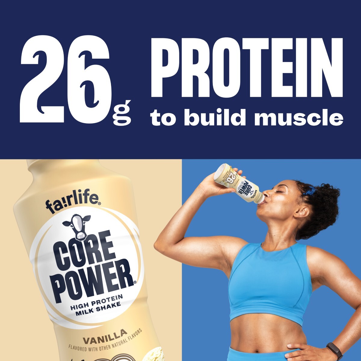 Core Power Vanilla High Protein Milkshake - Image 3